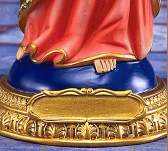 Amazon.co.jp: 聖母子像 聖母マリア像 装飾赤ん坊のイエス 置物 聖母